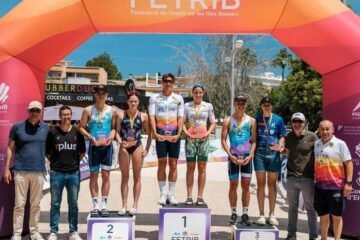 Tadeo Baruffato y Mireia Caldentey ganan el Campeonato de Baleares de triatlón