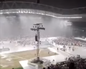 Una tormenta eléctrica detiene a Bruce Springsteen