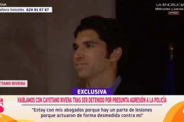 Cayetano Rivera rompe el silencio en ‘Y ahora Sonsoles’ tras su detención: «Fue desproporcionada»