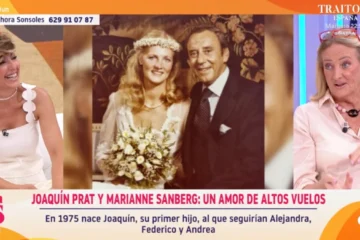 Marianne recuerda en ‘Y ahora Sonsoles’ su historia de amor con Joaquín Prat: «Un señor separado y con dos hijas»