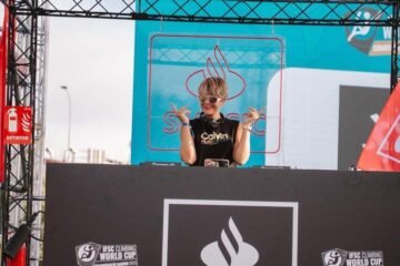 La energía y ritmo de Santander SMusic en la exitosa Copa del Mundo de Escalada de Alcobendas