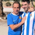 Arrasate recibe la visita de un exalumno del colegio en el que daba clase en Zegama