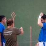 Jagoba Arrasate se estrena como botillero en el Frontón de Sineu