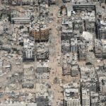 Las destrucción en la Franja de Gaza tras casi dos años de conflicto, en imágenes desde el aire