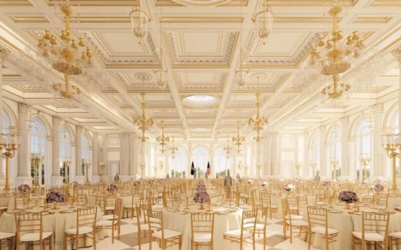 Un salón de baile de 180 millones de dólares para la Casa Blanca
