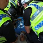 La policía británica detiene al  menos a 522 personas en Londres por apoyar al grupo Acción Palestina