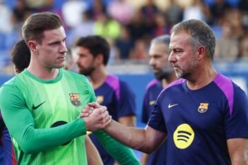 Ter Stegen, aplaudido en el Gamper: «Ha sido importante solucionar el tema entre el club y yo»