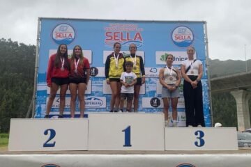 La andritxola María Reus gana en la categoría sub-23 de K2 en el Descenso Internacional del Sella