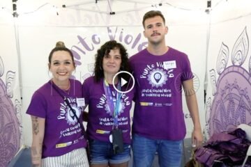 Más de 800 atenciones en el Punto Violeta en lo que va de feria