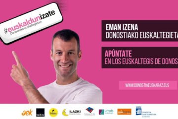 Llamamiento a la ciudadanía donostiarra para que se anime a aprender euskera