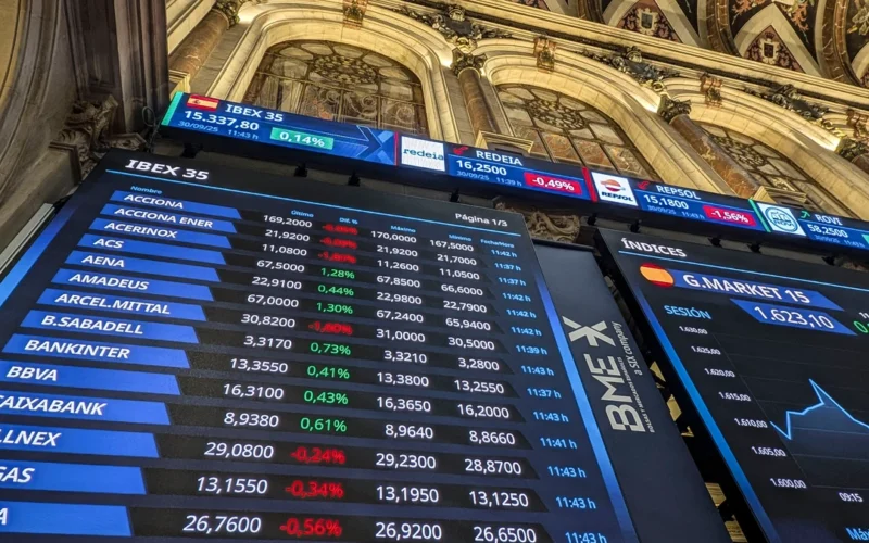 El Ibex 35 rompe los 15.700 puntos