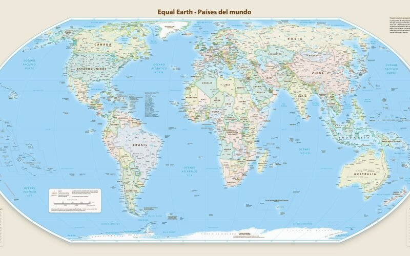 Sumar reclama mapamundis escolares que reflejen el tamaño real de los continentes: ¿no maneja ya la escuela una cartografía más justa con el Sur Global?