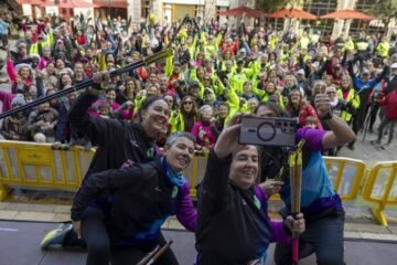 Mil personas participan en la Marcha por la Igualdad-Nordic Walking Ciutat de Palma