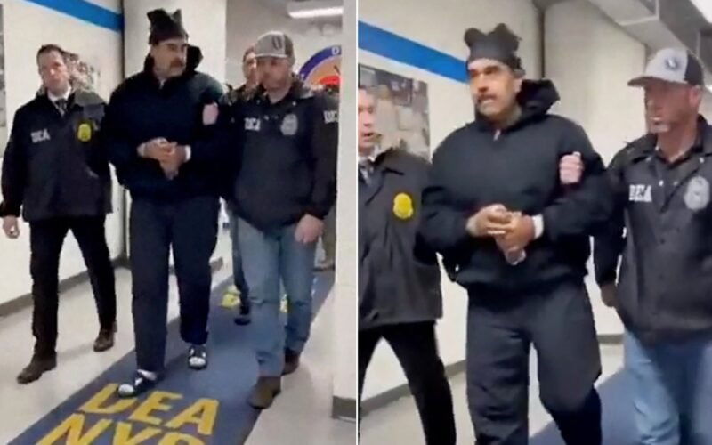 Maduro, al llegar a la cárcel de Nueva York tras su captura en Venezuela: “Happy New Year”
