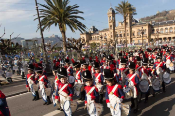 Más de 4.600 niños y niñas participarán en el desfile de la Tamborrada Infantil el Día de San Sebastián