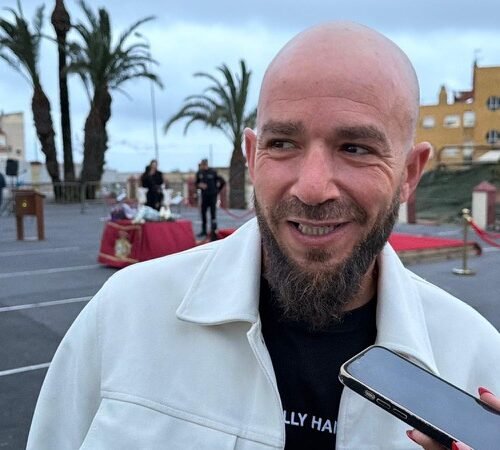 Francisco Javier, el preso que libera el Señor de Ceuta: «Estoy emocionado»