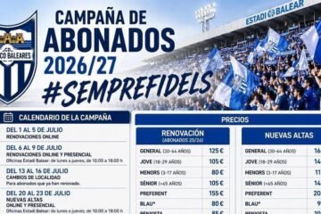 El Atlético Baleares lanza su campaña de socios con el lema «#SempreFidels»
