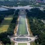 El tremendo fiasco de Trump con la piscina reflectante del Monumento a Lincoln: de Avatar a Shrek