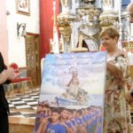El grupo de fieles de la Virgen del Carmen de la Almadraba presenta su cartel
