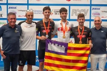 Póquer de medallas baleares en la segunda jornada del Nacional de pista