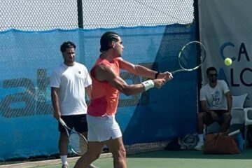Carlos Alcaraz se ejercita en El Palmar, un paso más para su vuelta a la competición oficial