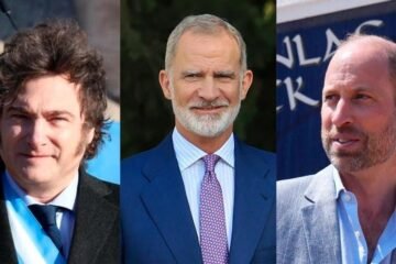 El Rey, a la espera de su acompañante en el palco: un político volcánico (Milei) o un príncipe forofo (Guillermo)