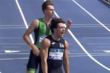 Marc Escandell bate el récord balear de 100 metros en los Nacionales