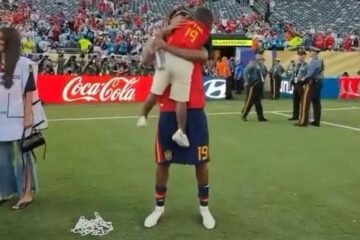 El emotivo momento de Lamine junto a su hermano Keyne