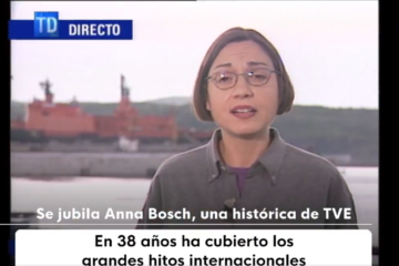 Así se ha despedido el Telediario 1 de la histórica corresponsal Anna Bosch, que acaba de anunciar su jubilación