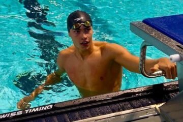 Luca Hoek se crece junto a Popovici: tercero y a semifinales