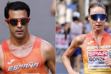 Otras dos medallas en marcha: plata de Miguel Ángel López y bronce de Raquel González