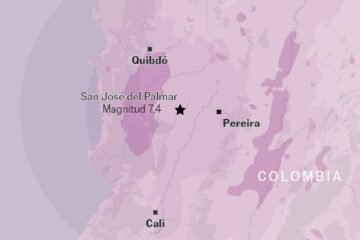 Mapas y gráficos del devastador terremoto en Colombia
