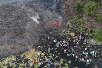 La erupción del volcán Etna, en imágenes