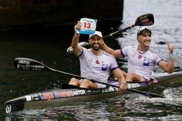 Bouzán y Bertín Llera siempre tienen una marcha más: la pareja repite en el Sella tras un vibrante sprint