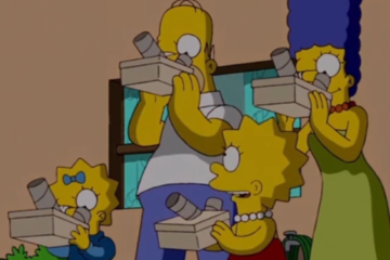 ‘Los Simpson’ se vuelven a hacer virales ante el eclipse solar por el peligroso despiste de Marge