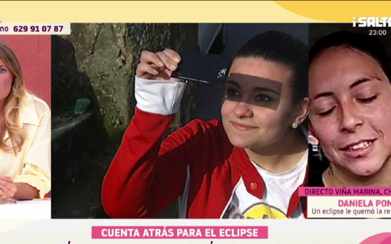 El testimonio de una mujer que se quemó la retina tras mirar un eclipse: «Sentí la quemadura y me repercutió para siempre»