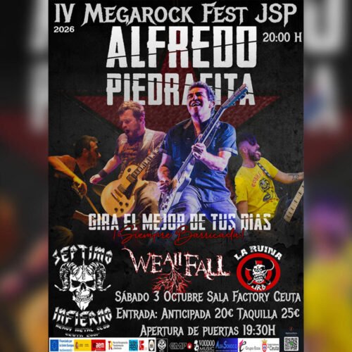 Vuelve el Megarock Fest con Alfredo Piedrafita como cabeza de cartel