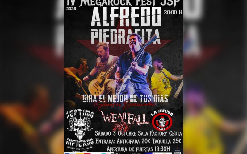 Vuelve el Megarock Fest con Alfredo Piedrafita como cabeza de cartel